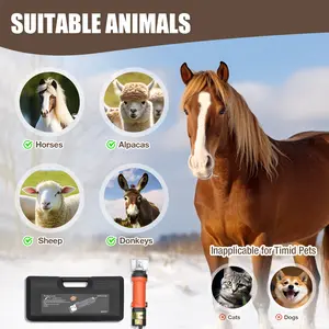 Pet Accessories 350w Professional Electric Animal Hair Clippers Horse Dog Pet Grooming Trimmer