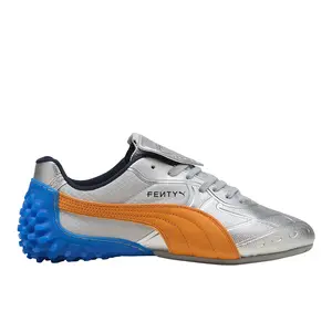 PUMA Mens Fenty X Avanti Ls-X Lace Up Sneakers Shoes Casual - Orange, Silver