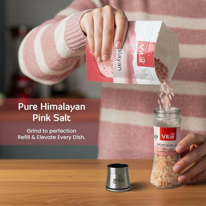 Vital Himalayan Coarse Pink Salt – 28.2oz Pouch | 100% Natural & Healthy