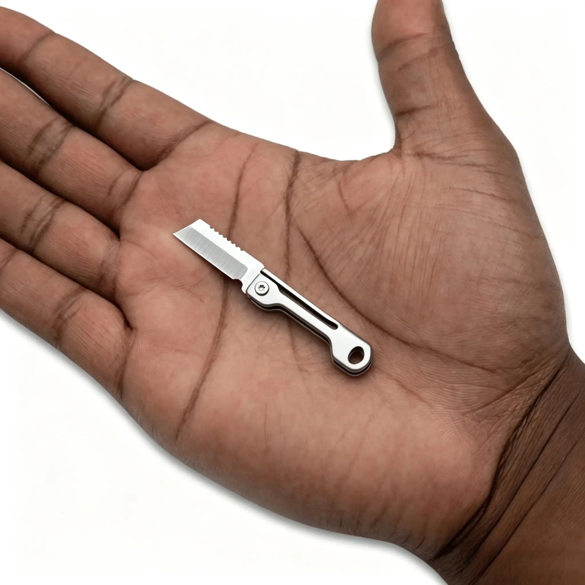 Mini Folding Pocket Knife Set, EDC Outdoor Tools, Stainless Steel Tiny Package Knives, Durable Keychain Knives for Outdoor & Everyday Carry, Ultra Compact and Lightweight