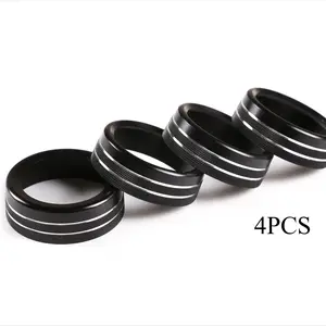 Aluminum Alloy Air Conditioner Switch CD Button Knobs For Toyota Tacoma  Car Interior Accessories