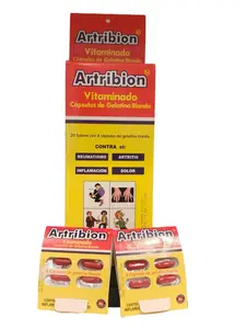 Exhibidor de Capsulas Artribion, 20 Sobres de 4 Capsulas de Gelatina Blanda