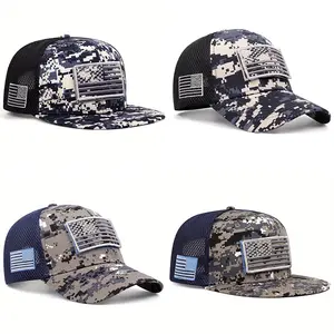NEW HATS American Flag Patch Embroidered Hip Hop Unisex Baseball Cap Casual Outing Hat Outdoor Activities Adjustable Snapback Cap
