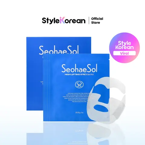 [SeohaeSol] Chi-Ki-Da Maskpack (5EA) - Clinically Tested Lifting Firming Peptide Complex Collagen Infusion Intense Hydration Korean Skincare