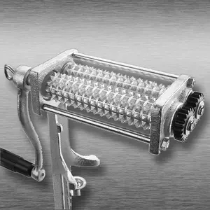 Heavy duty meat tenderizer cuber steak flatten tool commercial grinder attachment clampon rolling tenderizer white