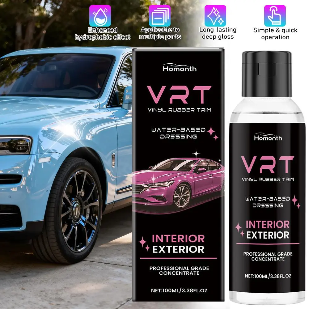 【DealsForYou】100ml Auto Paint Renewal Fluid - Car Scratch Remover & Repair, Dual-Action Polishing Gloss Restorer, Polymer Base Protective Coating, Wipe-On/Off Oxidation Cleaner for All Car Colors, Gloss Finishes, Car Scratch Repair, Surface Cleaner