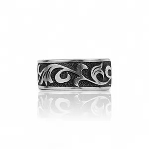 Iron Ivy - Handcrafted Stainless Steel Spoon Ring