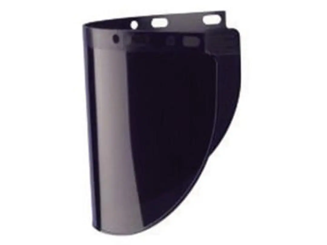 FIBRE-METAL Extended View Green Tint Propionate Faceshield Window, 0.06 in Thickness, ANSI-Compliant Work Safety Face Covering Accessory with UV Protection, Heat, Impact & Scratch Resistance