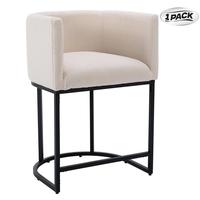 24" H Linen Cream 1 PC