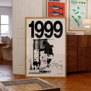 Skate Poster: 1999 Minimalist Art Print