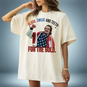 Jack Hughes Usa Gold Hockey T-Shirt, Patriotic hockey Fan Tee, American Hockey Pride Gift