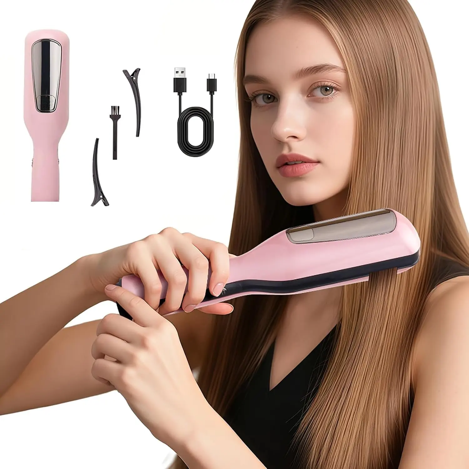 Professional Split End Trimmer, Removes Split Ends and Broken Hair Tips Quickly and Effectively, Dead Ends Trimmer for Damaged,Dry, Brittle Hair