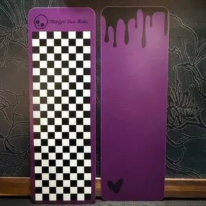 Purple Drip Bookmark, Cute Paper Page Marker for Book Lovers, Durable Reading Accessory