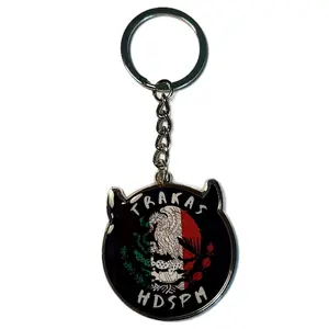 Trakas HDSPM Mexican Emblem Keychain - Trendy & Viral! Llavero Trakas HDSPM con Emblema Mexicano - ¡Tendencia y Viral!