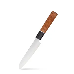 fruit knife, stainless steel fruit knife, wooden handle knife, peeling knife, slicing knife, compact kitchen tool, multi-purpose kitchen knife