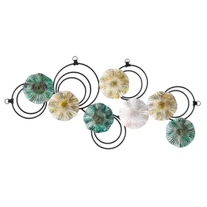 2.5’ x 1.5’ Scallop Design Metal Wall Art Decor