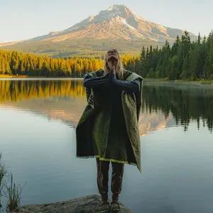 Bruno- Premium Alpaca Wool PONCHO - Unisex Charm - PONCHO - alpaca wool poncho - Handmade Wool poncho men - Serape Cape