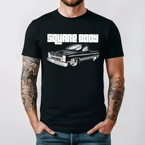 Black Squarebody T-Shirt Square body C10