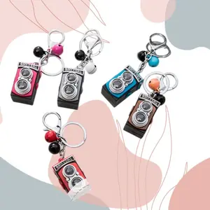 Vintage Lomo Camera Keychain, LED Light-Up Sound Key Ring, Flash Shutter, Retro Style, Perfect Gift for Photography Enthusiasts