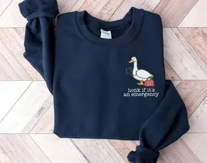 Silly Goose Nurse Crewneck, Emergency Nurse Sweatshirt, EMT Gifts, ER Nurse Sweater, Medical Technician Shirt