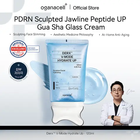 [Jeffree Star Pick] Oganacell PDRN Peptide Gua Sha Lifting Gel Cream for Jawline Definition, Face Sculpting & De-Puffing, Firming & Elasticity Care for Dry and Sagging Skin, Glass Skin Glow, At-Home Facial Care | Korean Skincare