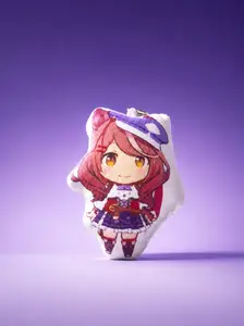 [Lark Pine] UMA HACHIMI MAMBO MEME Plush Keychain – Press to Play 5 Sounds | Matikane Tannhauser Inspired | Mambo Hachimi Backpack Charm | Creative Meme Pendant | Viral Plush AccessoryViral Meme Toy Gift