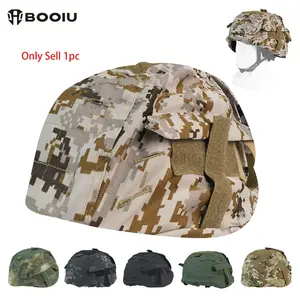 BOOIU Tactical Helmet Cover for MICH2000 Helmet Cloth Outdoor Hunting Camouflage Helmets Accessories-Without Helmet