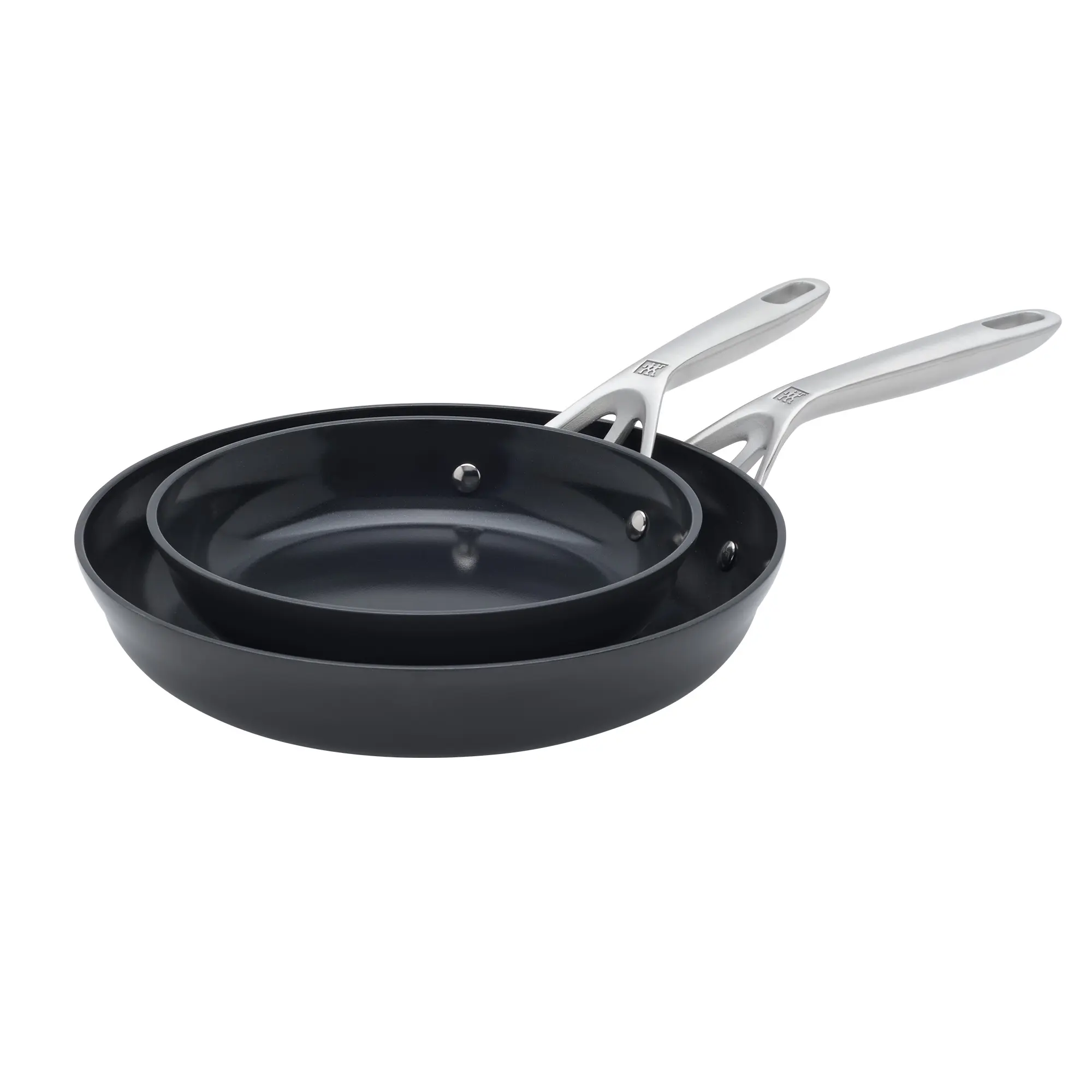 ZWILLING Motion Ceramic Hard Anodized Aluminum Nonstick Fry Pan Set