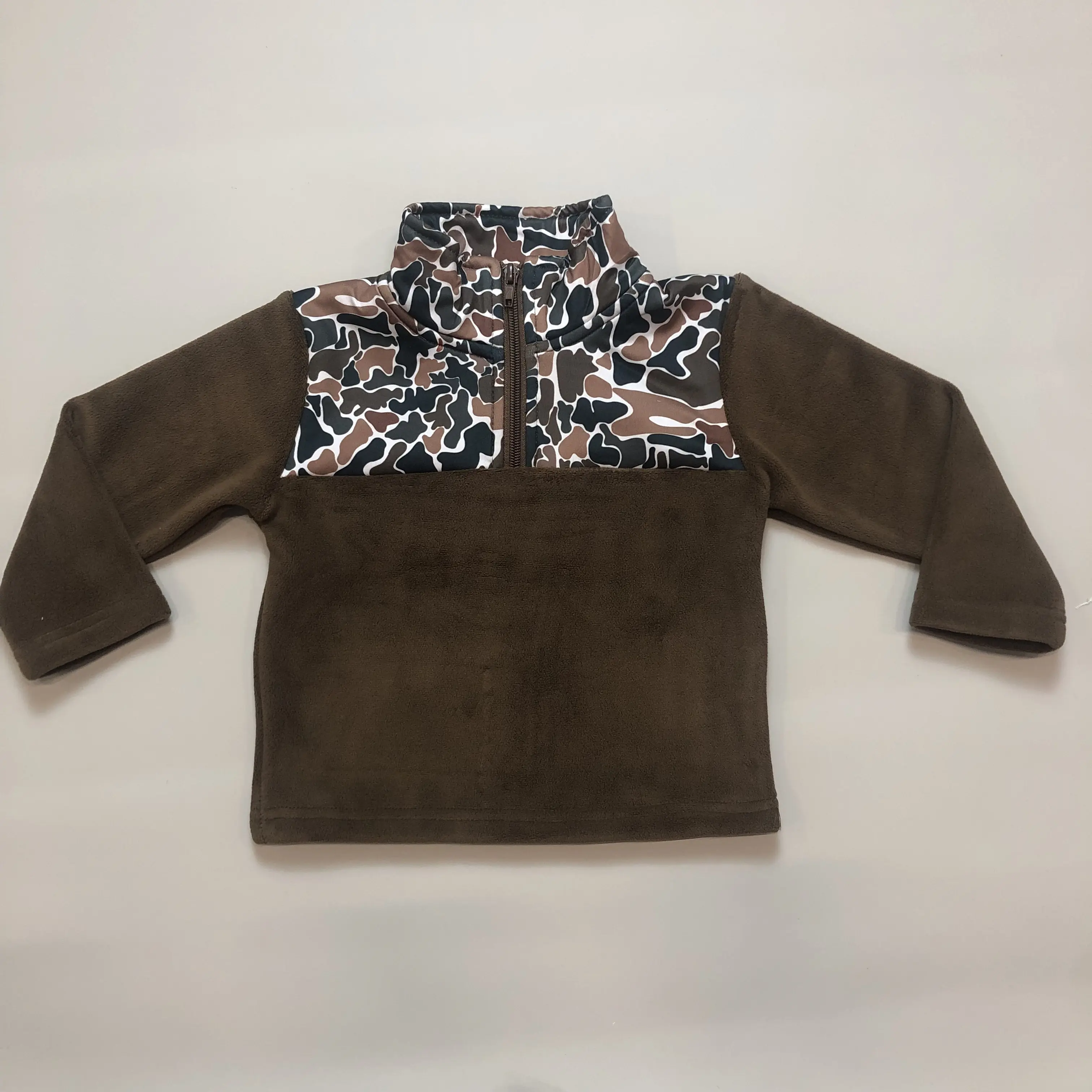 Boys' Leopard Print Pullover Coats - Thick Milk Silk Velvet Long-Sleeve Warm Winter Outdoor Casual Jackets with Drawstring Tie, Split & Buttons, Machine Washable Boys' Clothing