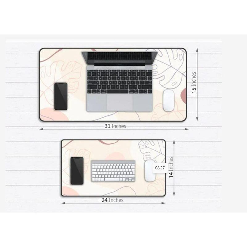 Red and Black Mouse Pad Japanese Mouse Pad XL Black Anime Big Mouse Pads for Desk Large Gaming Large Mouse Pad for Men Desk Pad with Stitched Edges Non-Slip Large Computer Mat, 31.5x15.7 in.