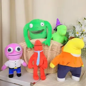 2026 Smiling Friends Plush Toy Mr frog Soft Stuffed Toy Kawaii Home Decoration Doll Smiling Friends Gifts Toy for Kids