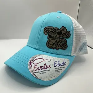 F Bomb Kinda Mom Ponytail Hat - Fashionable Clothes Accessory for Women Handcrafted Cap Funny Cap