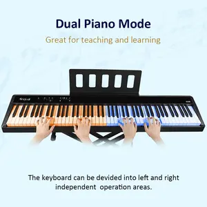 Amoy Digital Piano A100 88 Full-Weighted 88 Key Portable Keyboard