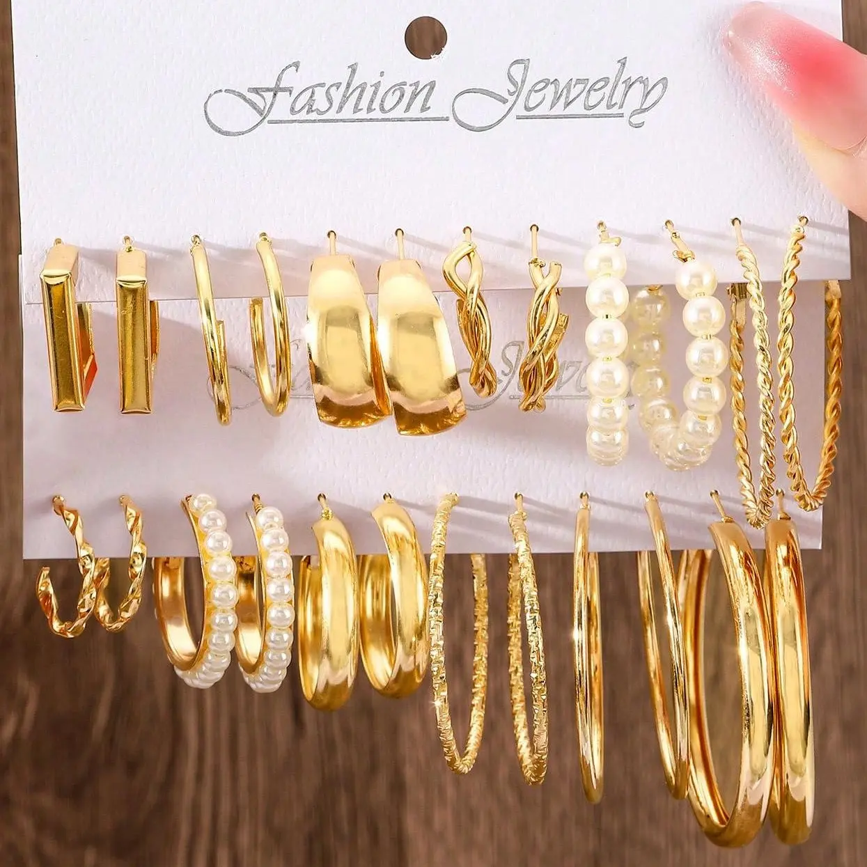 12 Pairs Ear Hoops Set for Women, Elegant Alloy Flower & Mermaid Designs, Stackable Earring Stack, Fashionable Jewelry for Daily Wear, Fashionable Jewelry Accessories, High Quality Earrings, Hoop Shape Earrings