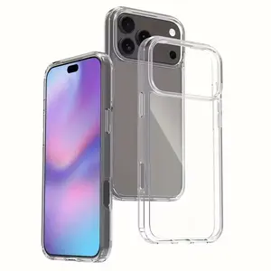 Premium Transparent Soft Tpu Shockproof Phone Case for iPhone 17 16 15 14 13 12 11 Pro Max, Durable Protective Cover
