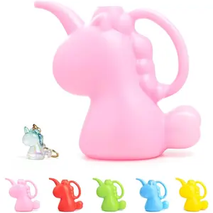 Unicorns Indoor Watering Can, 1 L Cute  Water Cans, Novelty Unicorns Shape Watering Pot for Office House Indoor Garden()