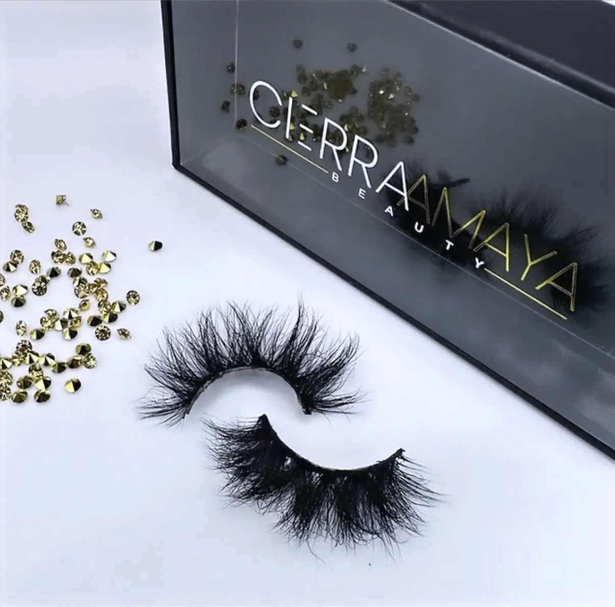 Cierra Amaya “Day” Faux Mink Strip Lashes – 20mm Wispy Soft Glam