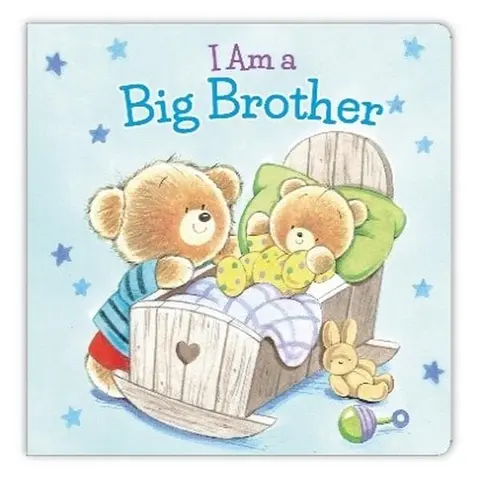 I Am a Big Brother English Board Book - Engaging Children's Literature for Families Preparing for a New Baby, Colorful Illustrations, Heartwarming Guide, Simple Text Teaches Responsibilities, Highlights Older Sibling's Special Role