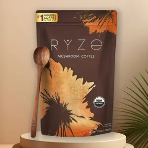 1 x RYZE Mushroom Coffee Starter Kit,2000mg Superfoods USDA Organic USA Grown Instant Coffee Healthcare Vitamin Natural