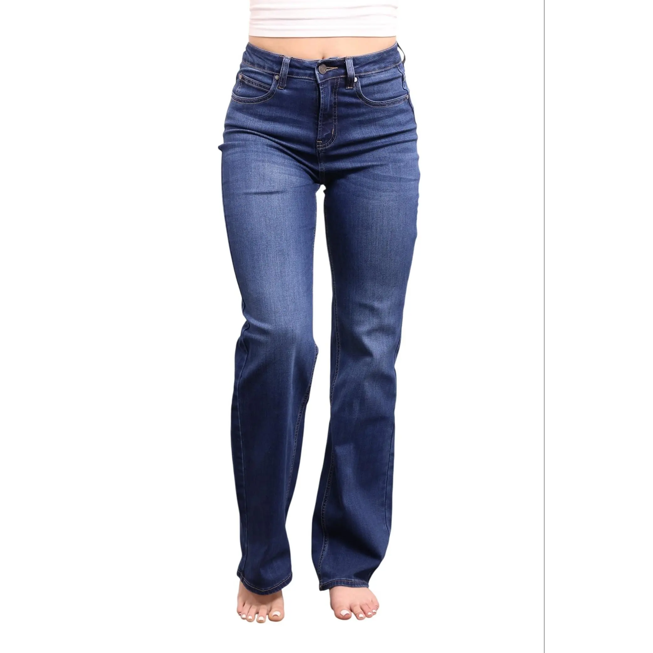 The Marie High-Rise Tummy Control Straight Leg Jeans - Three Inseams *FINAL SALE*