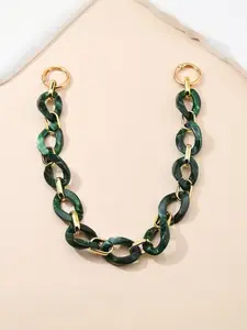 Vintage Fashion Phone Chain, Luxury Colorblock Metal Patchwork, High-End Bag DIY Accessory, Handbag Accessory, Women's Fashion Underarm Bag Replacement Strap, Fashionable Chain Strap, Versatile Strap