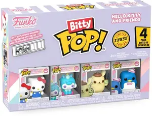 Funko Bitty POP!: Sanrio - Hello Kitty 4-Pack  [COLLECTIBLES] Vinyl figurine/statue, 4 Pack, Collectible