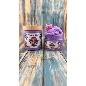 Solara Bloom Sugar Scrub - Exfoliating & Hydrating Shea Butter Scrub - Clay & Botanicals