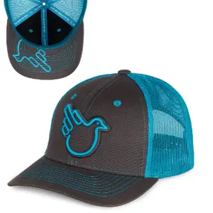 Real Man Blue - Double Bird Snap SnapBack  Hat