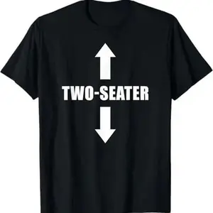 [ ] Vintage Two Seater Arrows Funny College Humor Shirt, Funny Mens T-Shirt, Sarcastic Shirt For Men, Funny Saying Shirts, Cool Gift for Him Graphic tees  Golf Gift T-Shirt For Men and Women
