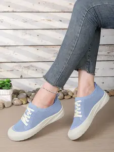 Spring Summer Soft Sole Non-Tiring Flat Women's Shoes, Breathable Flyknit Mesh Casual Sneakers, Versatile Daily Wear Lace-Up Single Shoe