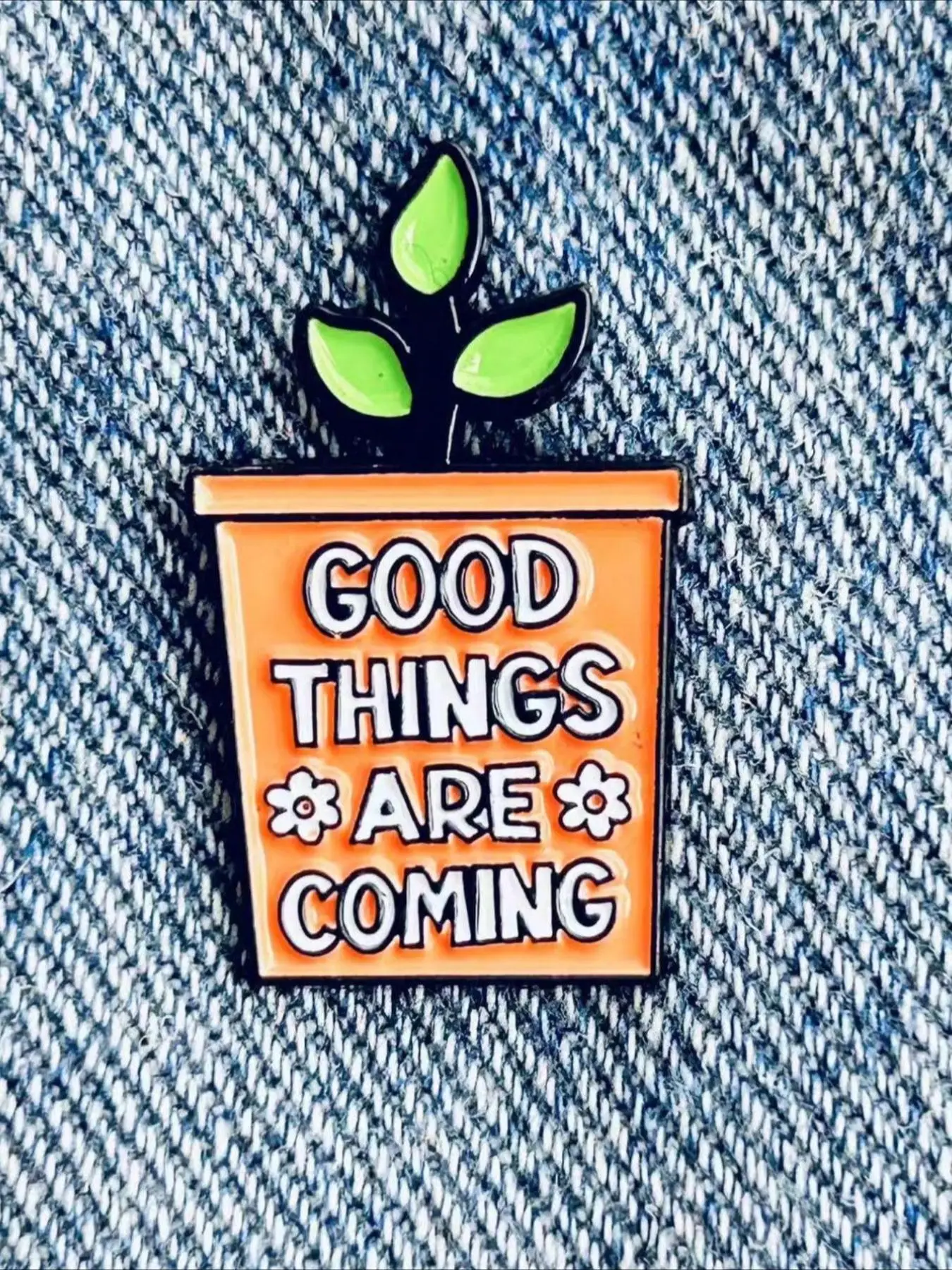 Creative Plant Design Brooch, Fashionable Cute Enamel Pin Suitable for Backpacks, Jeans, Scarves, Hats Decoration, Hat Pins, Trendy All-match & Exquisite Brooch for Birthday Gift