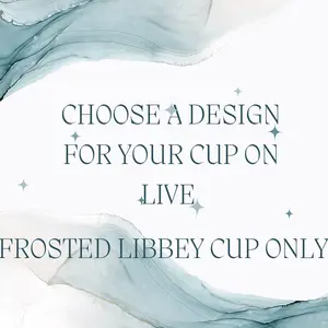 Live Choice of frosted 16 oz Libbey Cup
