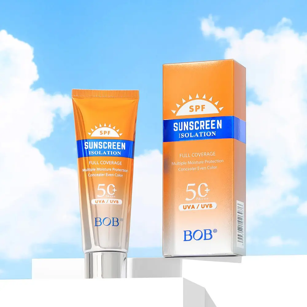 40g Lightweight Sunscreen for Face and Body Hydrating Sun Cream with Protection Non Sticky Formula for All Day Use Orange Facial Sun Protective Moisturizing