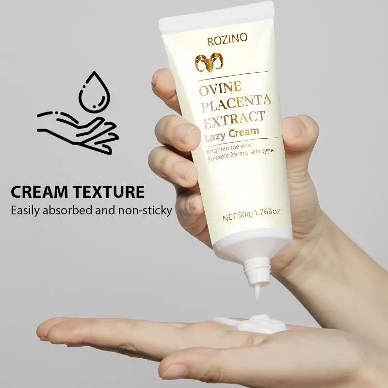 Rozino Lamb Placenta Extract Lazy Cream 50g, Multi-Effect Facial